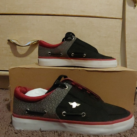 CREATIVE RECREATION LUCHESE (CHARCOAL / GREY / red 🖤🖤🖤🖤 - Picture 3 of 4